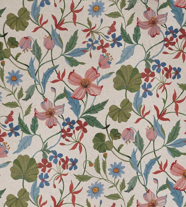 Hibiscus Fabric by Prestigious Textiles Summer
