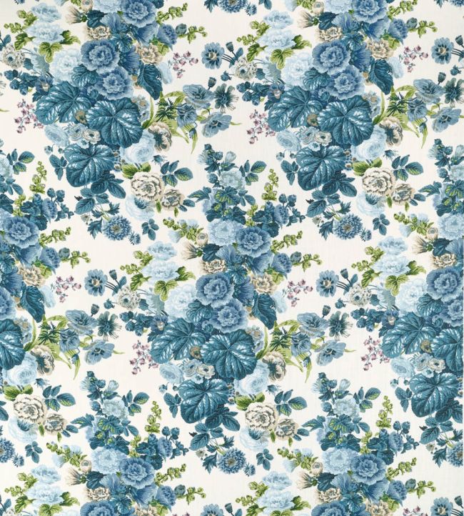 Hidcote Fabric by Thibaut Lavender and Blues