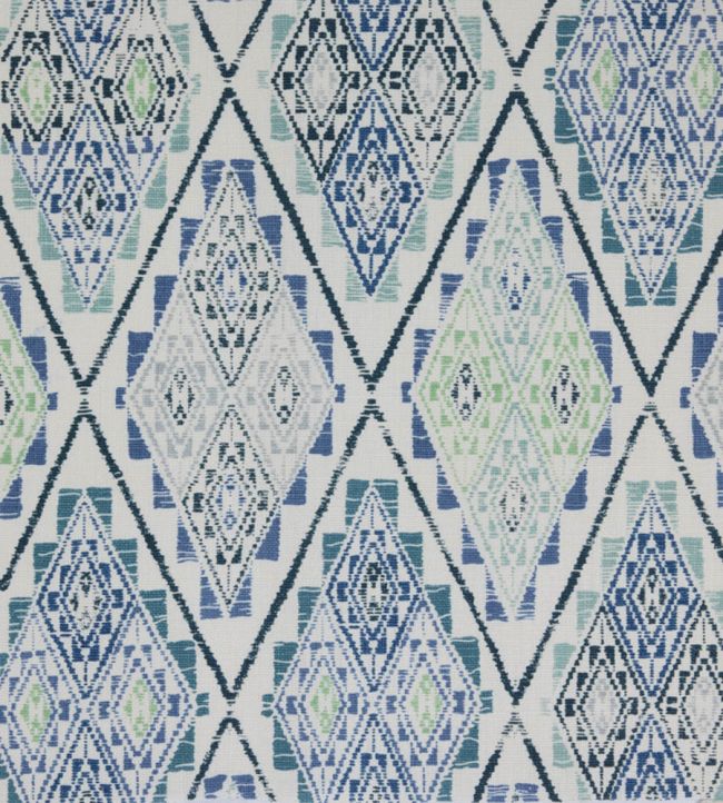 Hideaway Fabric by Christopher Farr Cloth Indigo