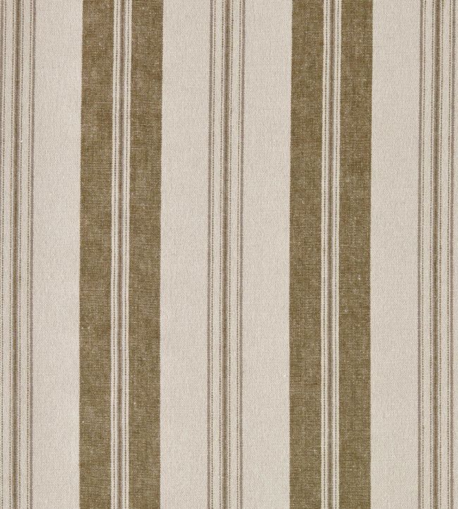 Highgrove Stripe Fabric by Sanderson Meadow Moss