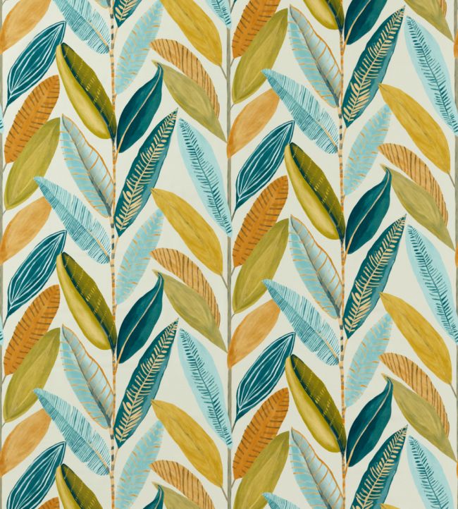 Hikkaduwa Fabric by Scion Tangerine