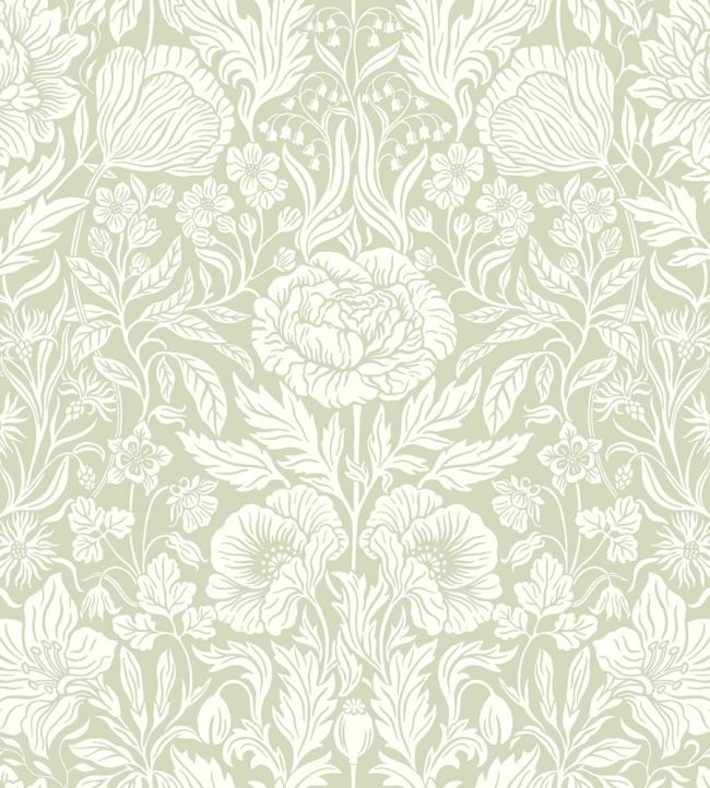 Hildasholm Wallpaper by Borastapeter Leaf