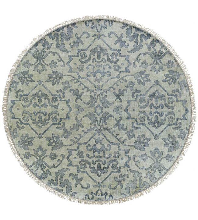 Hillcrest Round Rug by Surya Blue-9036