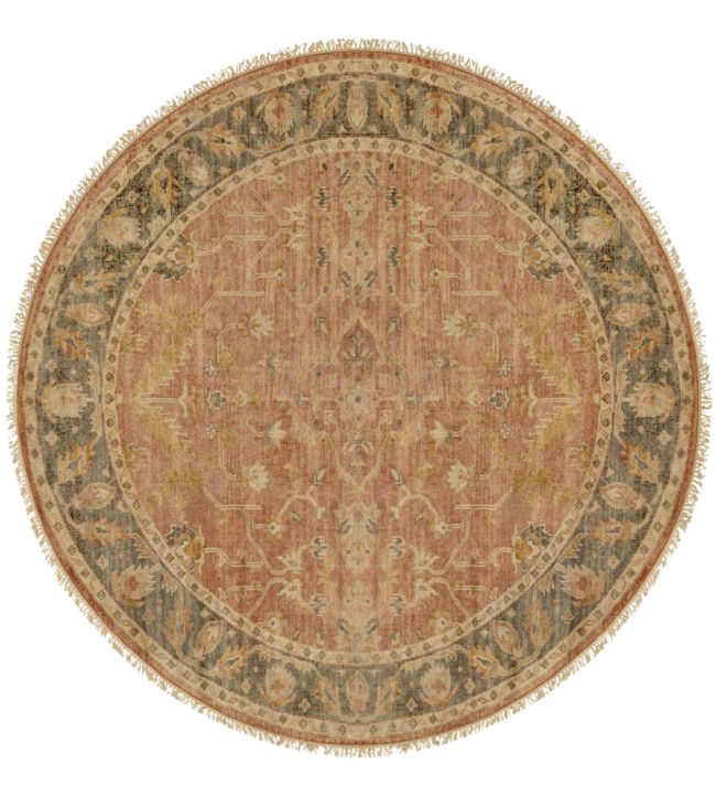 Hillcrest Round Rug by Surya Brown-9009