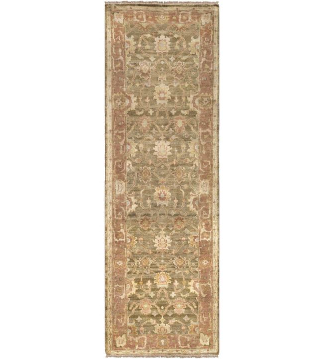 Hillcrest Runner Rug by Surya Burgundy-9004
