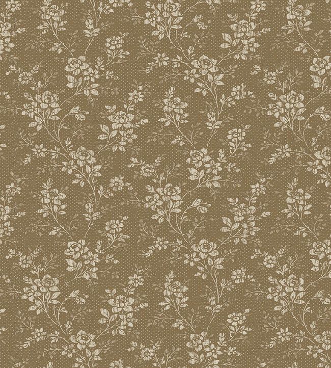 Hip Rose Wallpaper by Borastapeter Brown