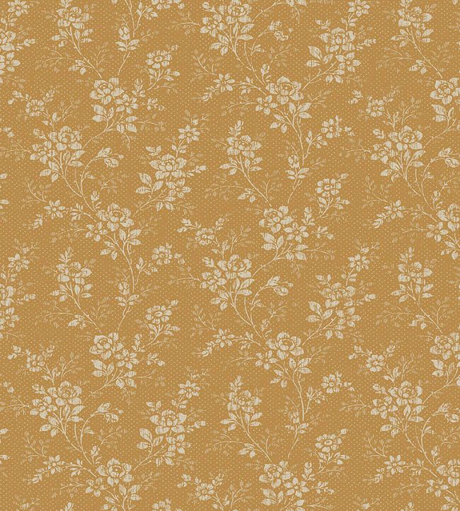 Hip Rose Wallpaper by Borastapeter Orange