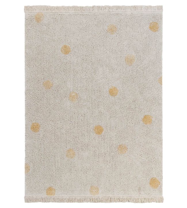 Lorena Canals Hippy Dots Natural rug Honey C-HIDO-HNY Honey