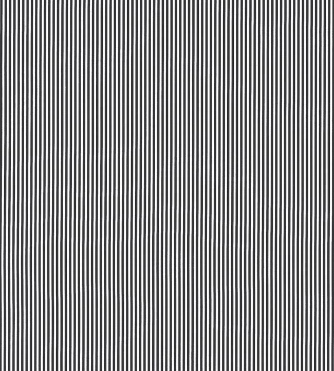 Holden Stripe Fabric by Anna French Black
