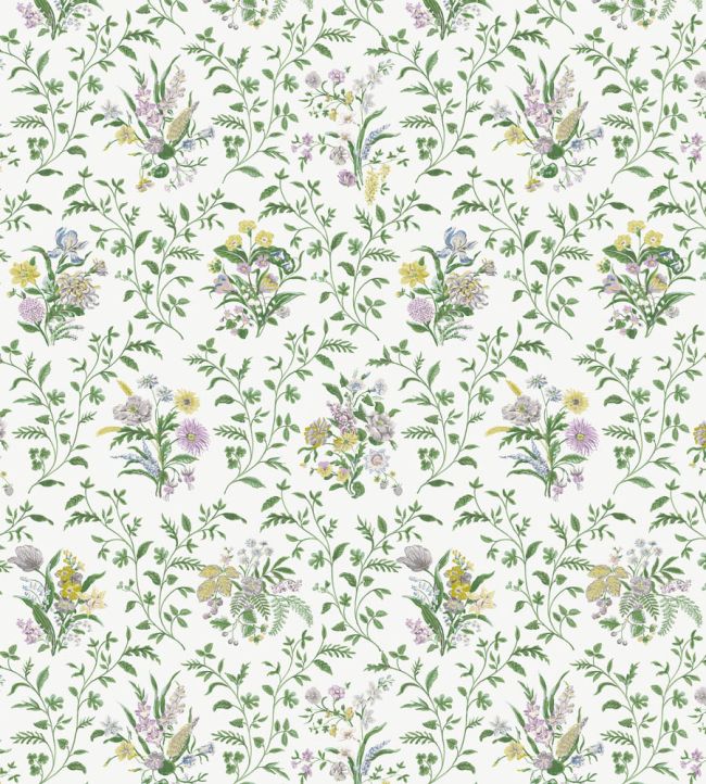 Hollingbourne Fabric by Nina Campbell Green/Lilac/Yellow