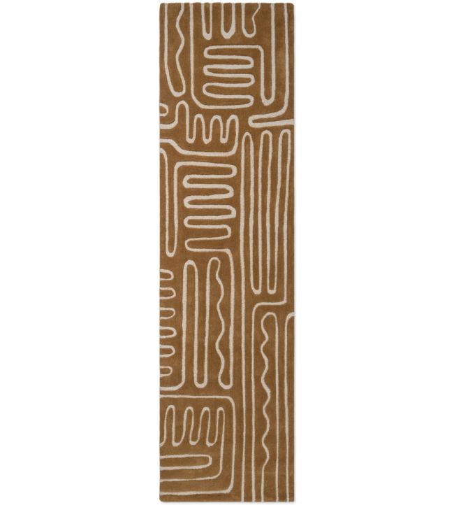 Harlequin Hollow Runner rug Tan 141103070245-US Tan