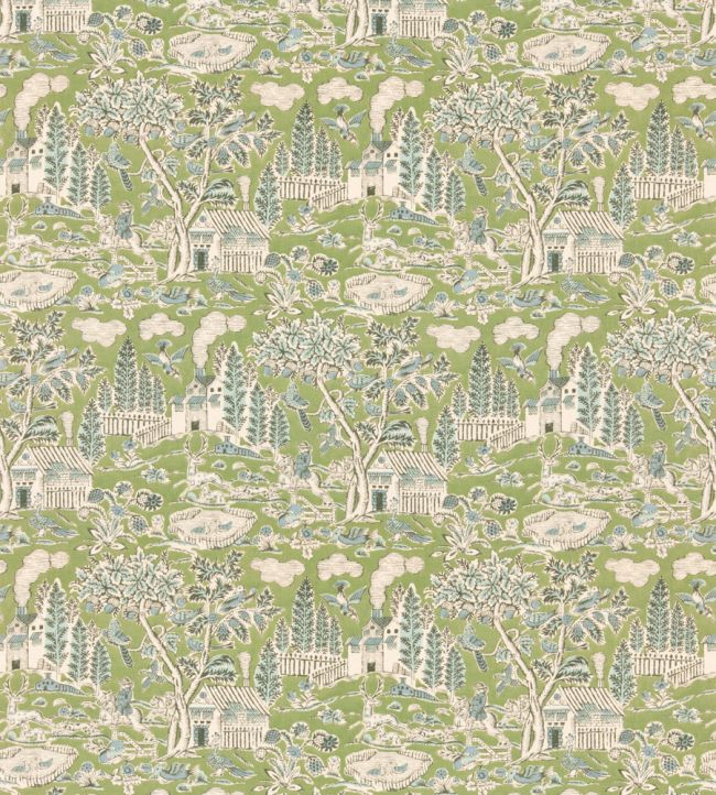 Home Park Fabric by GP & J Baker Emerald