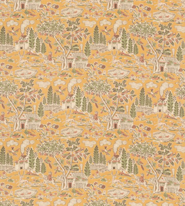 Home Park Fabric by GP & J Baker Ochre