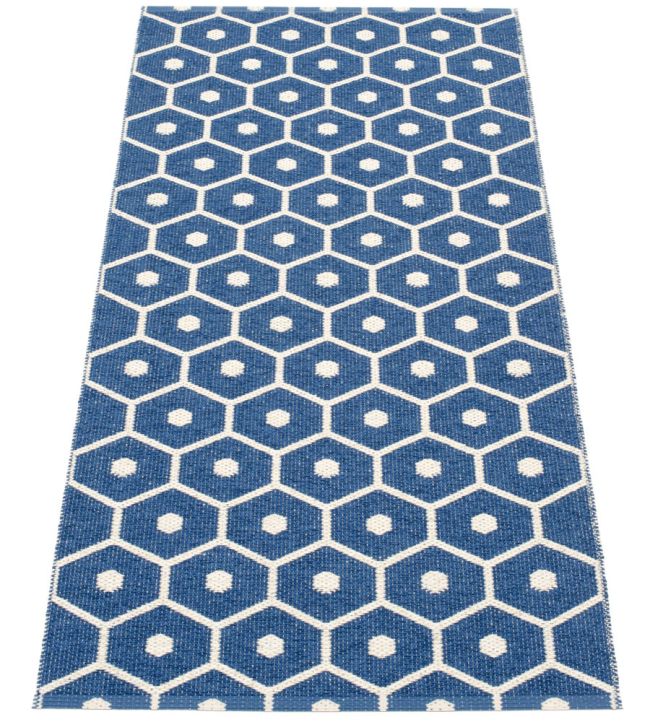 Pappelina Honey Runner rug Denim/Vanilla HO3E722 Denim/Vanilla