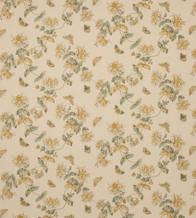 Honeysuckle Fabric by Colefax and Fowler Gold/Sage