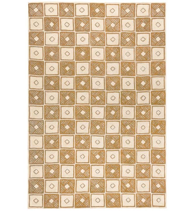 GP & J Baker Hop Scotch rug Ochre BA50061.4.0 Ochre