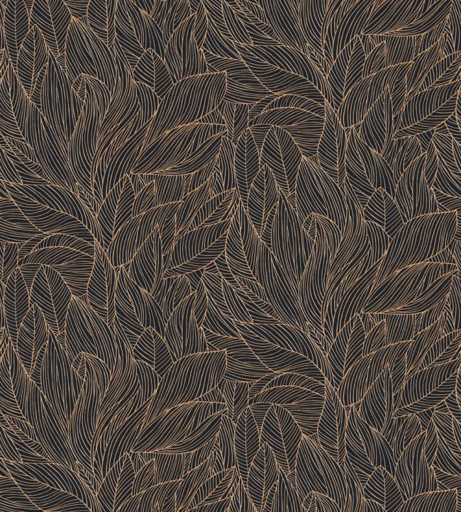 Hosta Wallpaper by Casamance Sable/Nacre