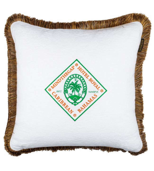 Hotel Royal Pillow 20 x 12" by MINDTHEGAP Green