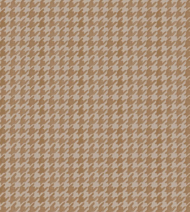 Hounds Tooth Fabric by Arley House Latte