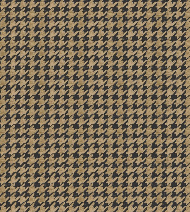 Hounds Tooth Fabric by Arley House Midnight