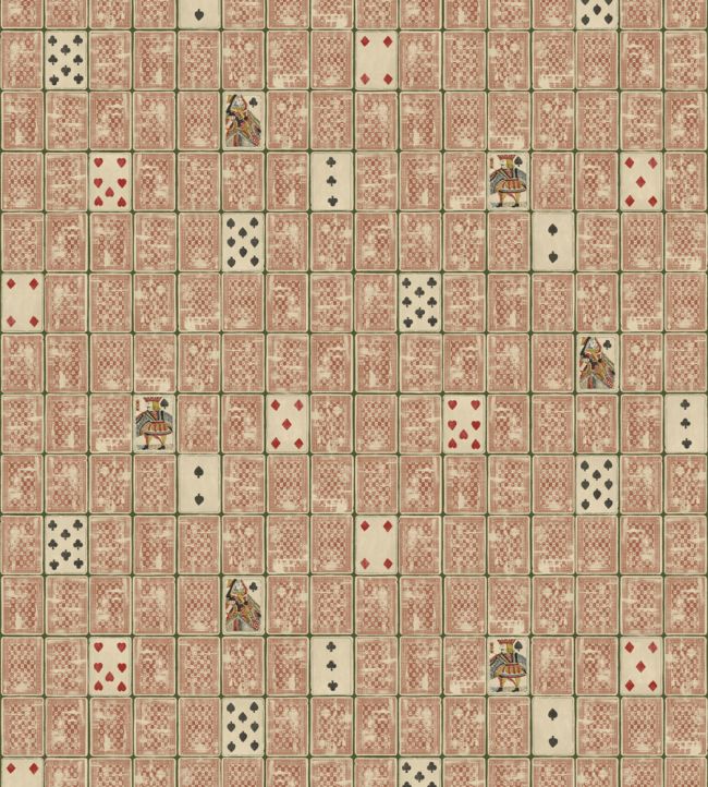 House of Cards Wallpaper by DADO Antique Red