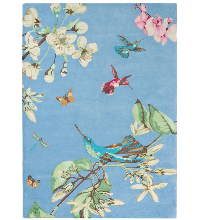 Wedgwood Hummingbird rug Blue 37808-120180 Blue