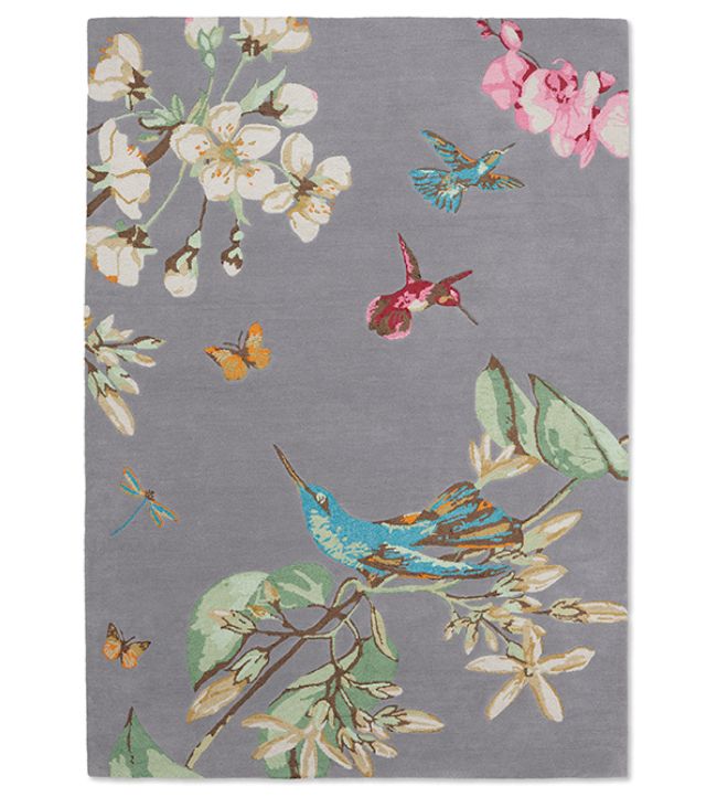 Wedgwood Hummingbird rug Grey 37804-120180-US Grey