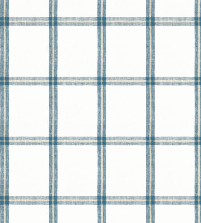 Huntington Plaid Fabric by Thibaut Navy