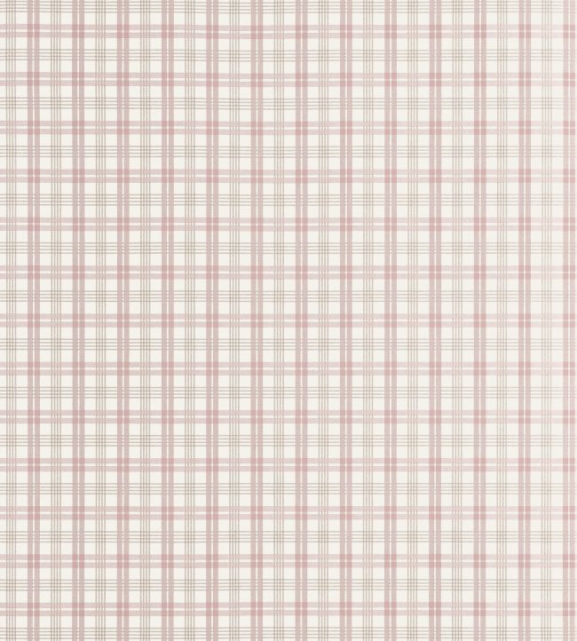 Huntley Plaid Wallpaper by Thibaut Blush