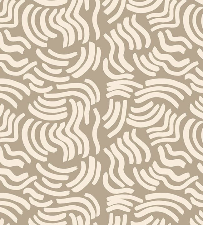 Hyraily Wallpaper by Marimekko Brown