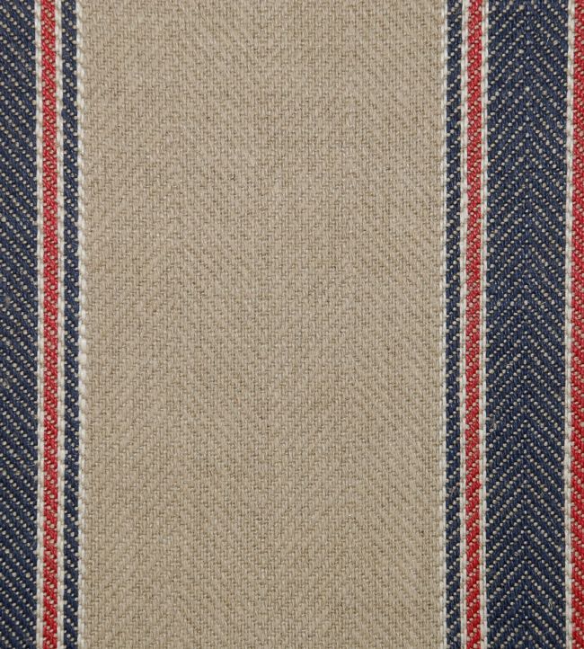 Moffat Fabric by Ian Mankin Dark Navy