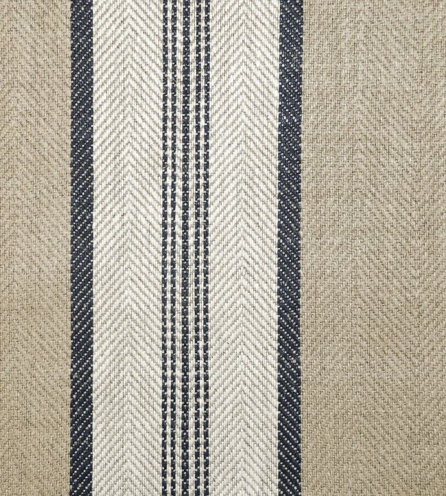 Troon Fabric by Ian Mankin Dark Navy