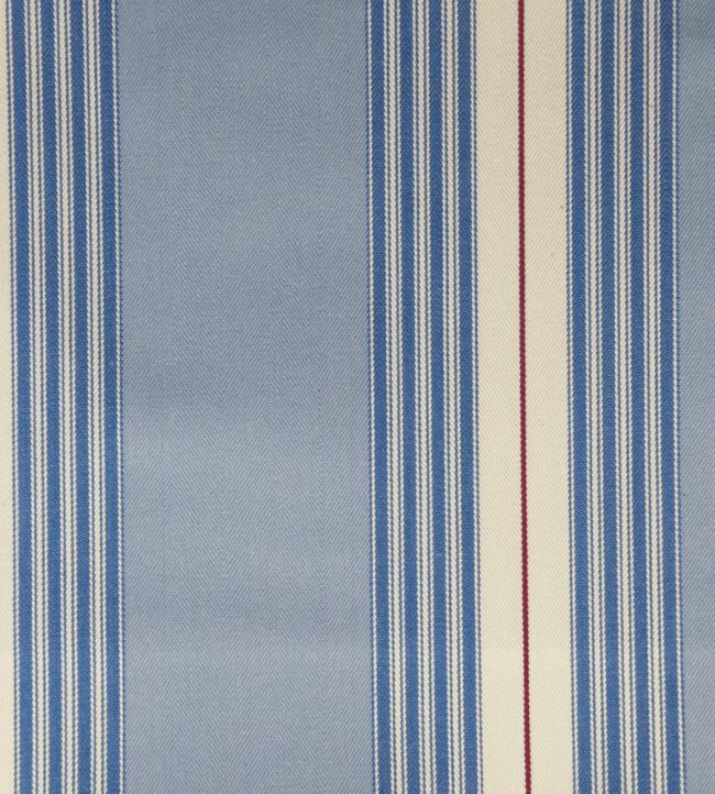 Panama Fabric by Ian Mankin Indigo/Sky
