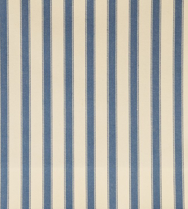 Ticking 2 Fabric by Ian Mankin Airforce