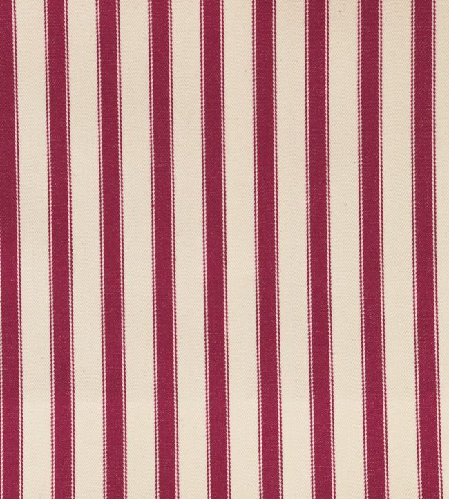Ticking 2 Fabric by Ian Mankin Peony