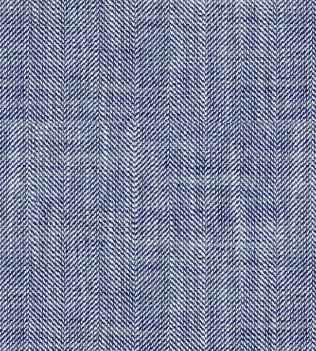 Filey Fabric by Ian Mankin Cobalt