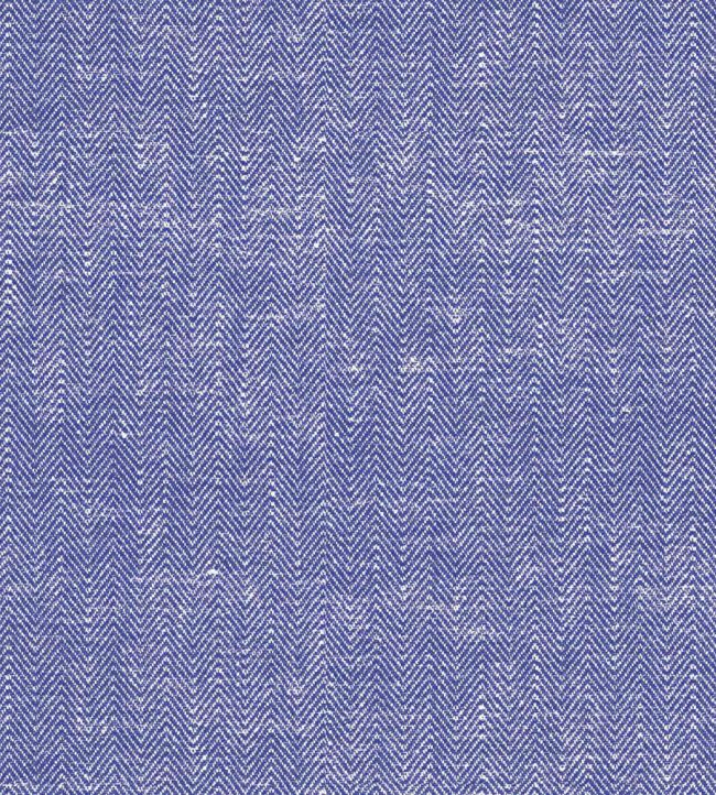 Hayle Fabric by Ian Mankin Cobalt