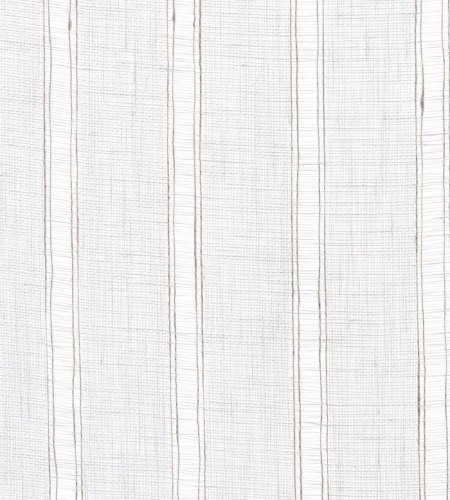 Helford Stripe Fabric by Ian Mankin Natural