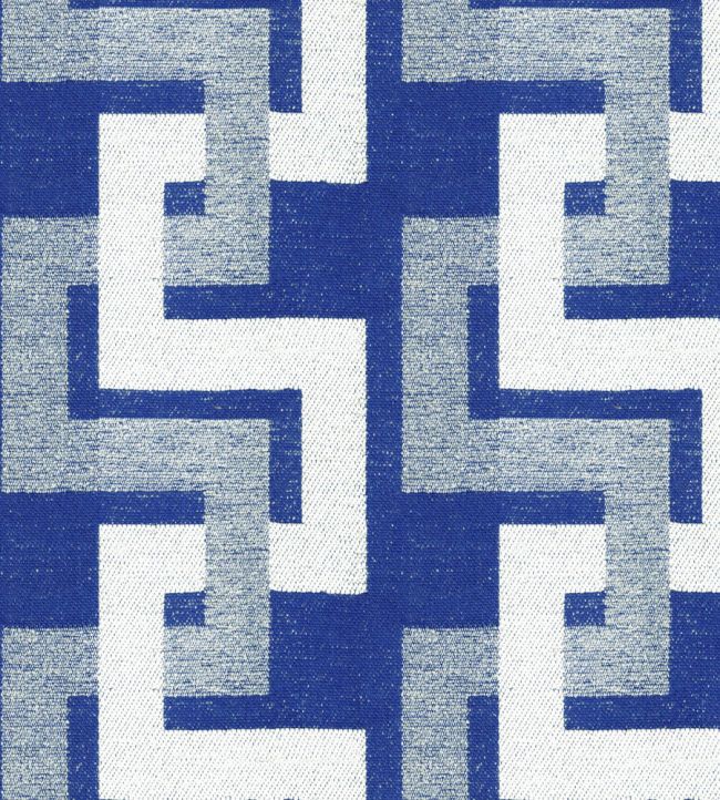 Knot Fabric by Ian Mankin Cobalt