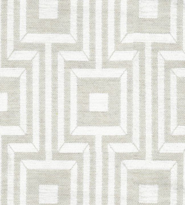 Maze Fabric by Ian Mankin Oatmeal