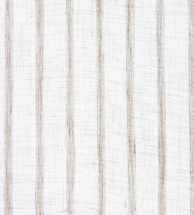 Newlyn Stripe Fabric by Ian Mankin Natural