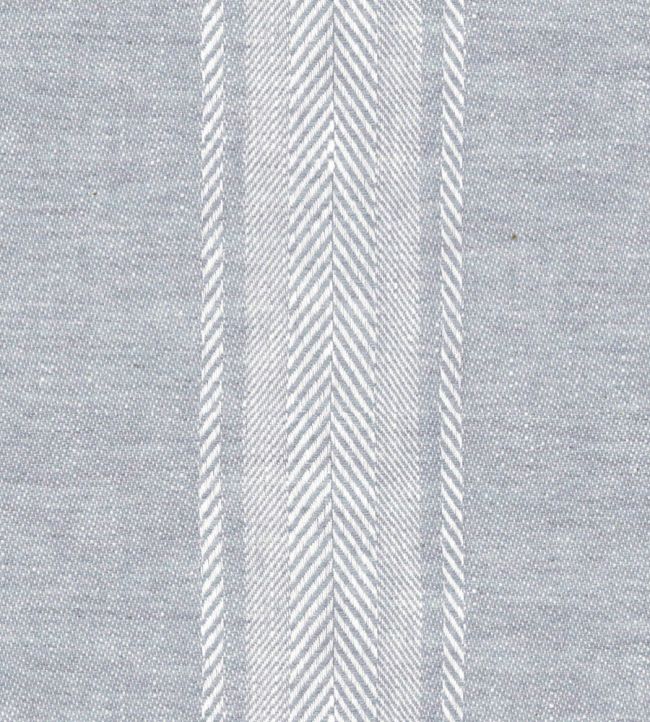 Salcombe Stripe Fabric by Ian Mankin Mist