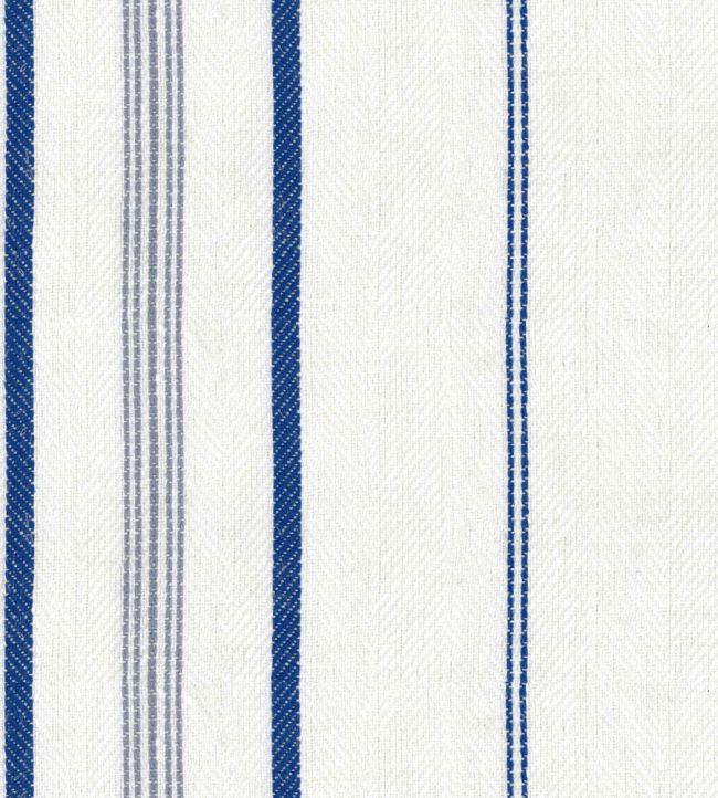 Troon Stripe Fabric by Ian Mankin Chalk