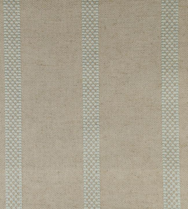 Hopsack Stripe Fabric by Ian Mankin Mint