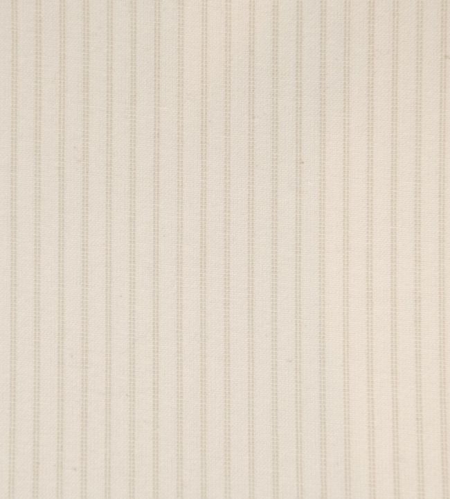 Lining Stripe Fabric by Ian Mankin Cream