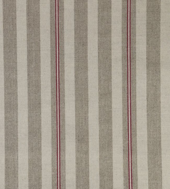 Spencer Stripe 2 Fabric by Ian Mankin Peony