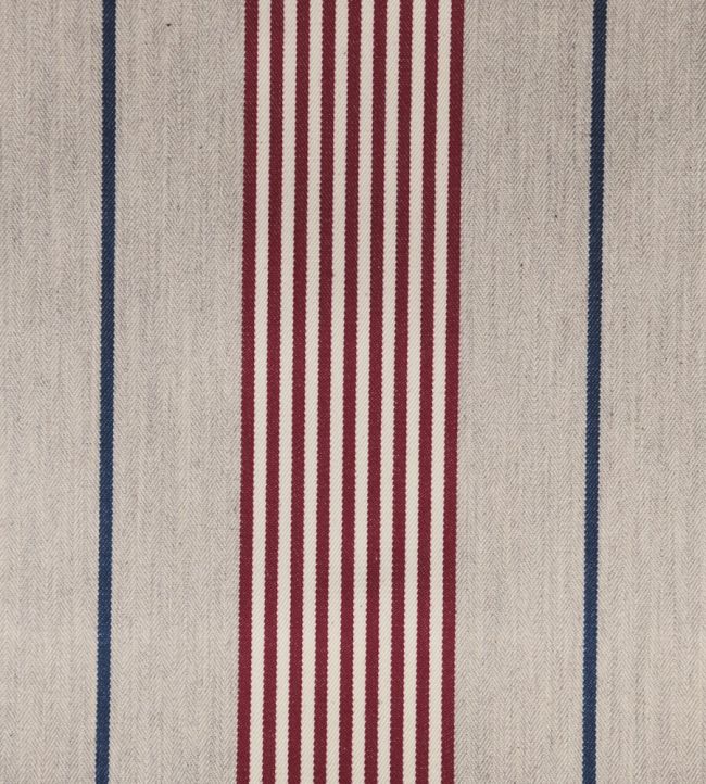 Vintage Stripe 2 Fabric by Ian Mankin Peony