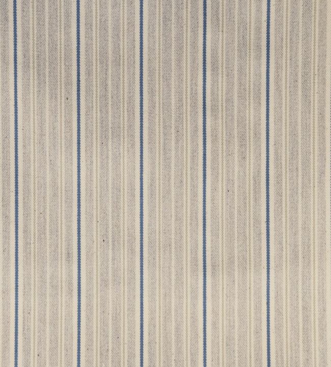 Vintage Stripe 4 Fabric by Ian Mankin Airforce