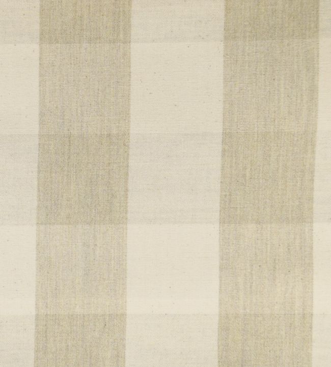 Avon Check Fabric by Ian Mankin Cream