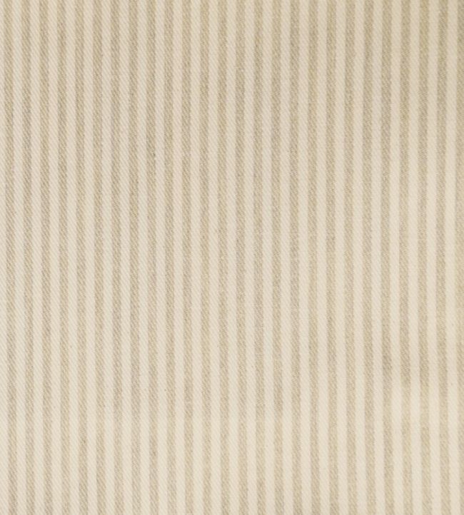 Candy Stripe Fabric by Ian Mankin Cream